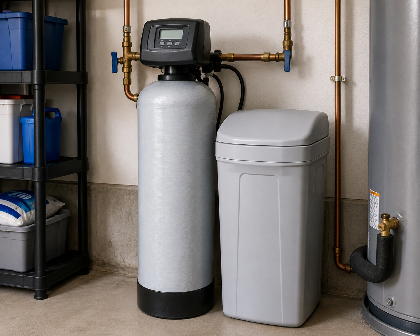 What is the average life expectancy of a water softener?
